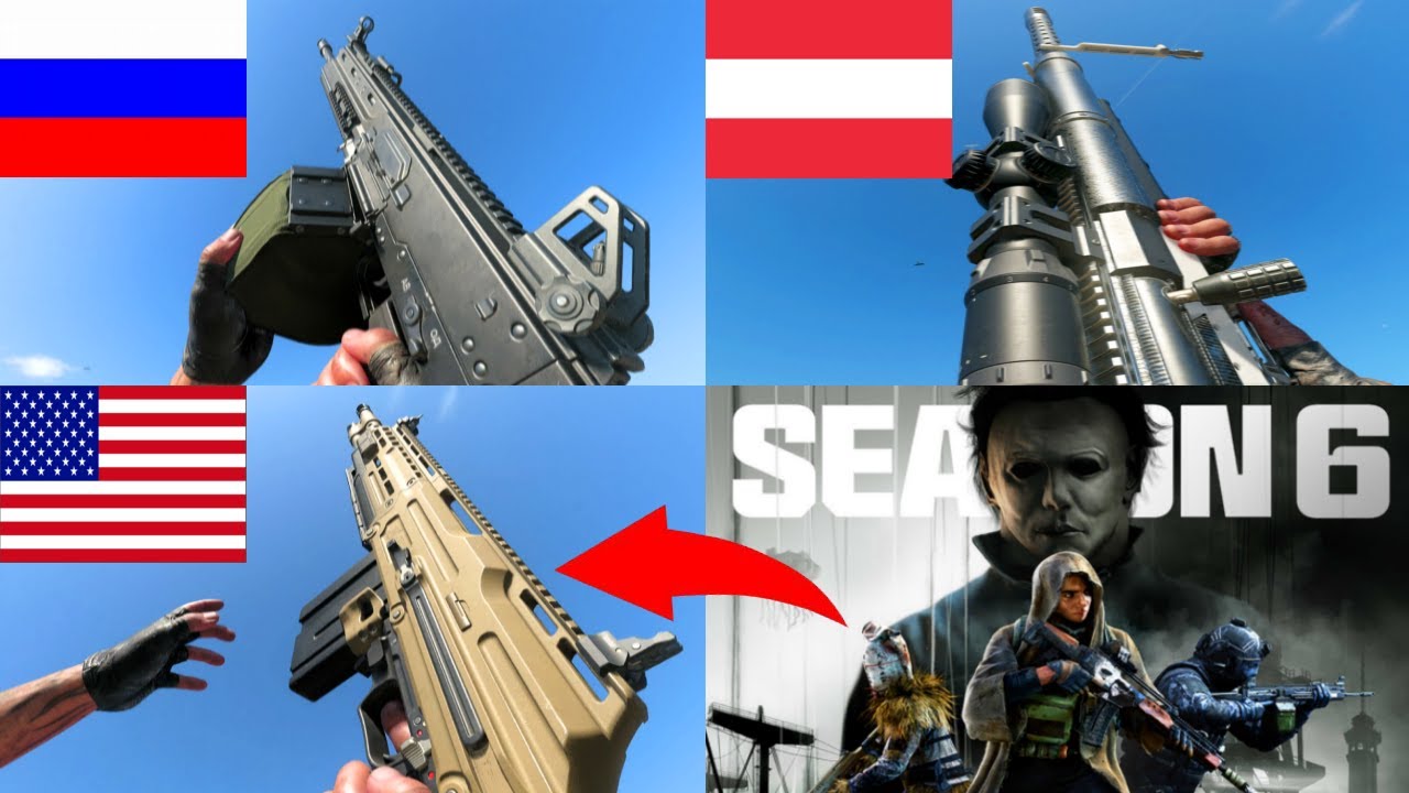 All MW3 Season 6 Weapons Real Names, Sounds, Reload & Inspect Animations, Origins and MORE...