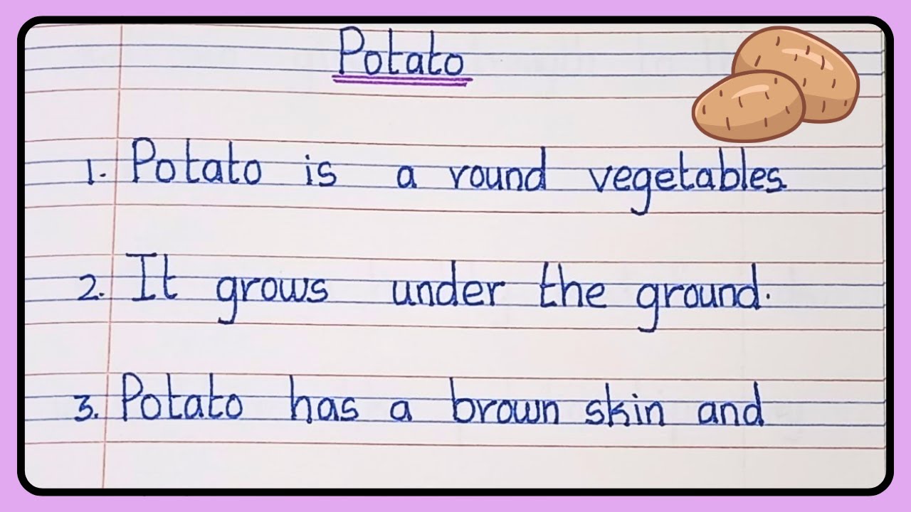 Эссе из 10 строк о картофеле/эссе о картофеле/10 строк о картофеле/эссе о моем любимом овоще/карт...