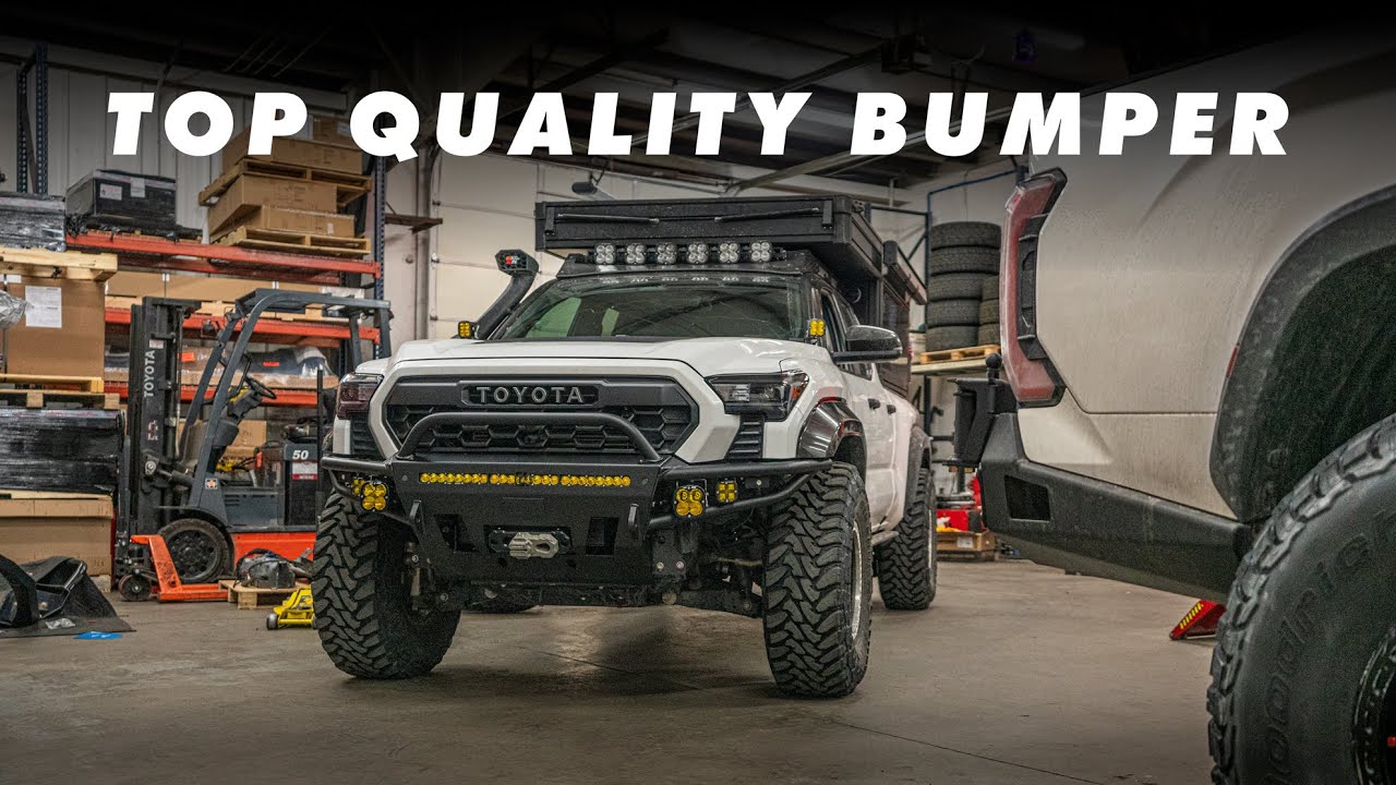Обновленная Toyota Tacoma 4-го поколения: бампер от C4 Hybrid + комплект янтарных дисков Baja Des...