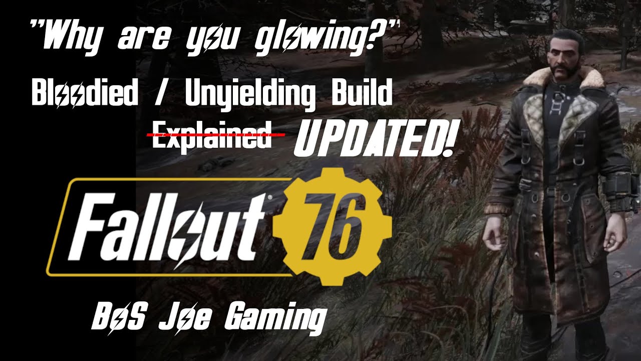 Fallout76 | Bloodied Unyielding Build *UPDATED*