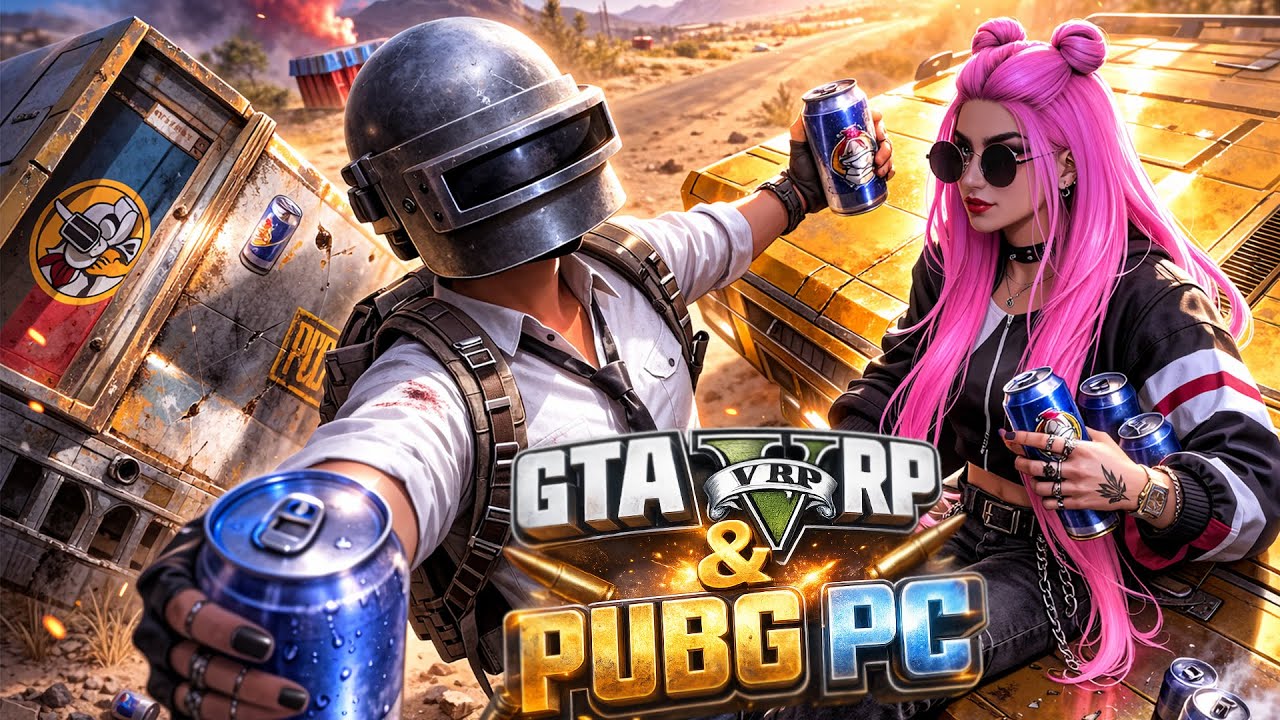 🔴RP First… Chicken Dinner Next? | GTA RP + PUBG PC
