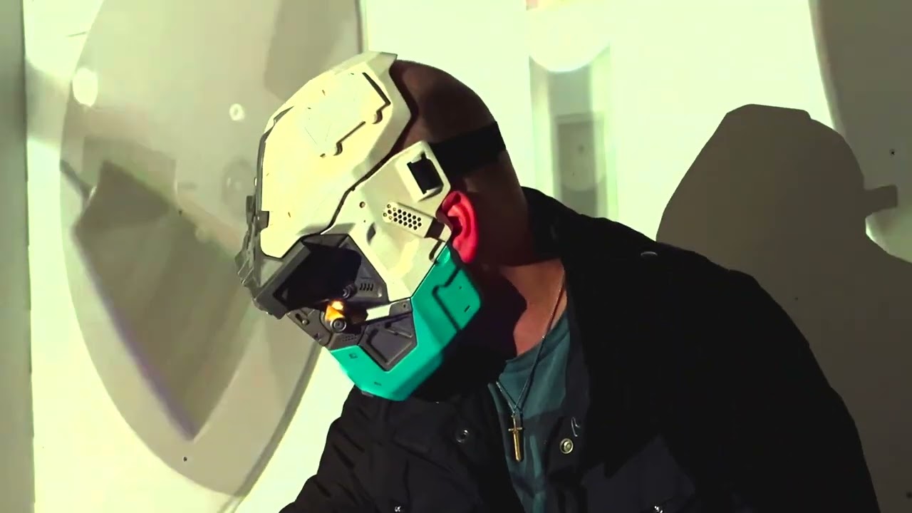 THUNDERGATE LIVE HARDWARE JAMS FEST SET 2023 - DIGITAKT, MANTHER, H90 & AUDIO-REACTIVE ROBOT MASK