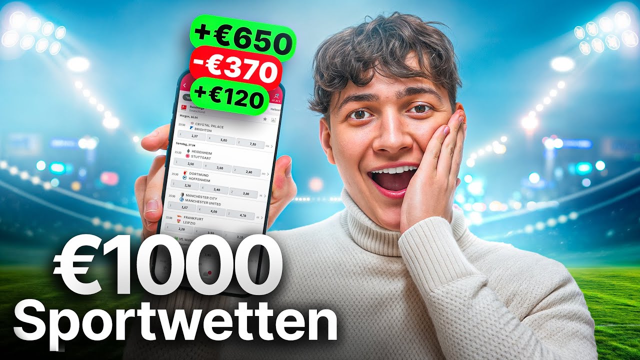 Ich habe einen Tag Sportwetten getestet und ... verdient