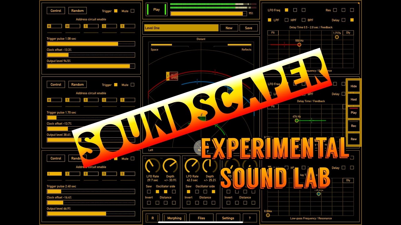 SoundScaper — экспериментальная мини-звуковая лаборатория Игоря Васильева — для iOS — Давайте экс...