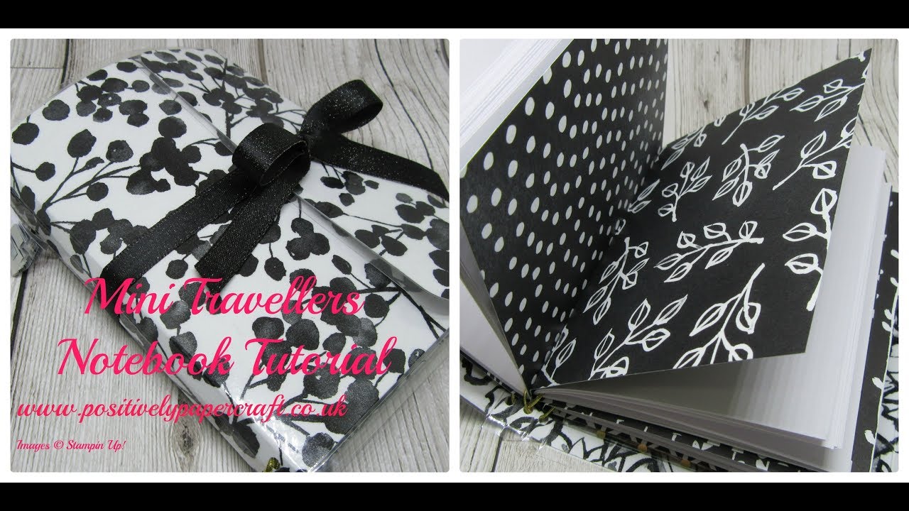 Mini Travellers Notebook/Organiser Tutorial With Handmade Notebooks