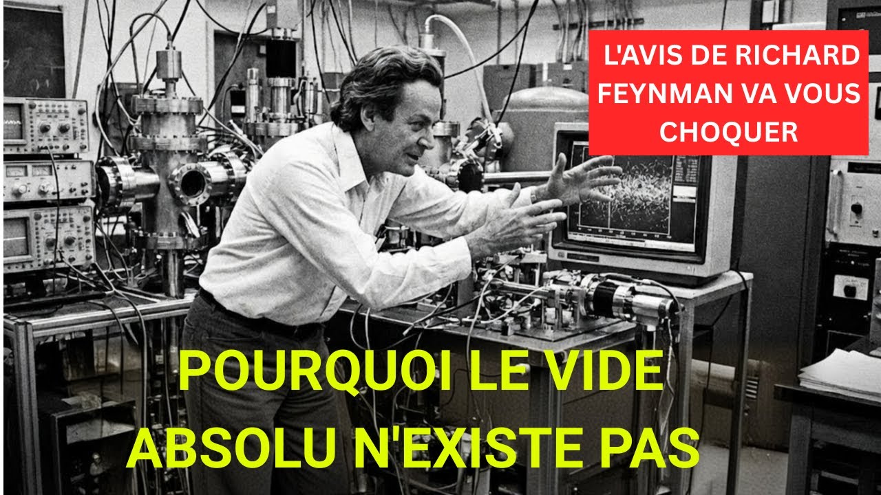 Pourquoi le VIDE ABSOLU N'EXISTE PAS : L'AVIS DE Richard Feynman va vous choquer