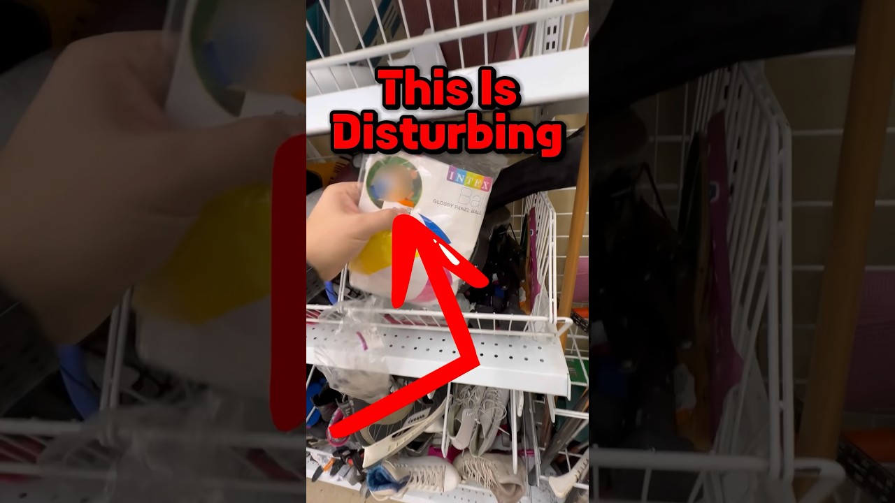 💀 Disturbing Fact On Inflatable Toys: This Is Creepy❗️ #reselling #thrifting