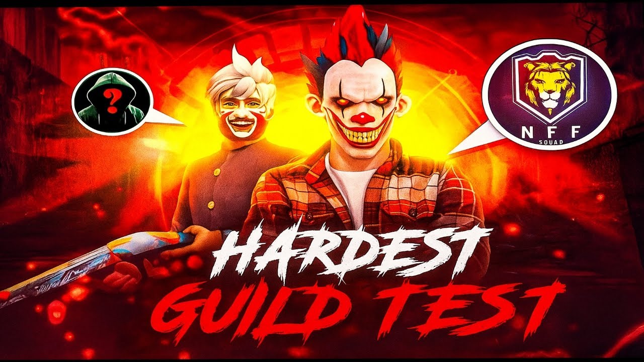 1vs1 Hardest Guild Test Live 🔴 | 1v1, 1v4, 4v4 | NFF E-SPORTS is Live 🎯