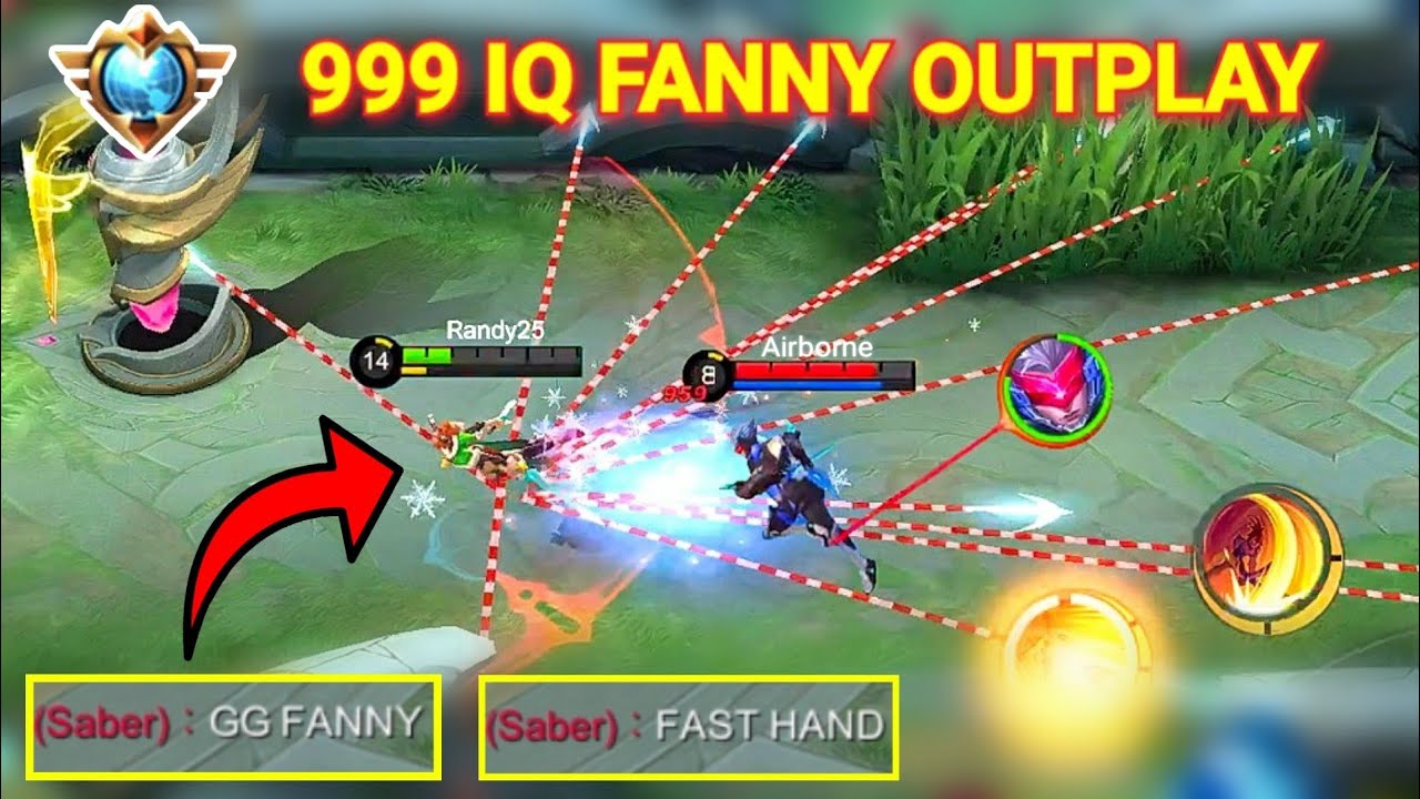 RANDY25 FAST HAND FANNY MONTAGE!! HIGH IQ FREESTYLE | Mobile Legends