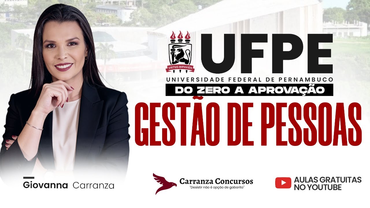Concurso UFPE | Gestão de Pessoas para Concursos: O Que Mais Cai e Como Estudar do Zero