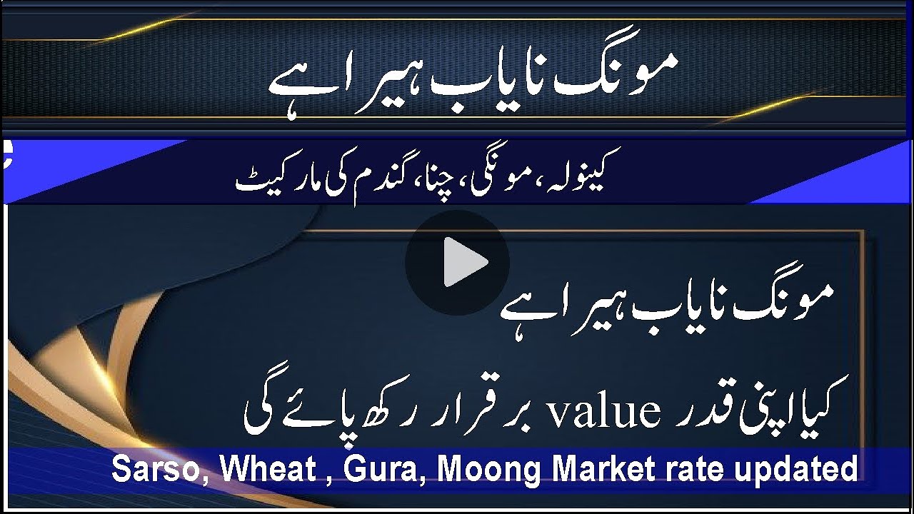 Canola updated today l Moong stock value remeaning l guara rate  l mandi business l Bashir Sandhila