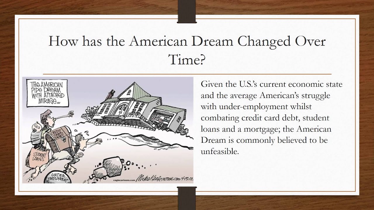 The American Dream Ideology Post Reality TV