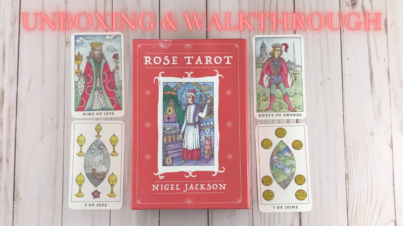 Rose Tarot Deck and Guidebook ⚔️ New Tarot Cards Unboxing and Flip Through ⚔️ by Nigel Jackson