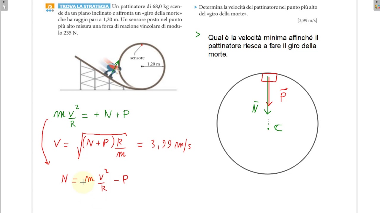 Velocità minima per giro della morte