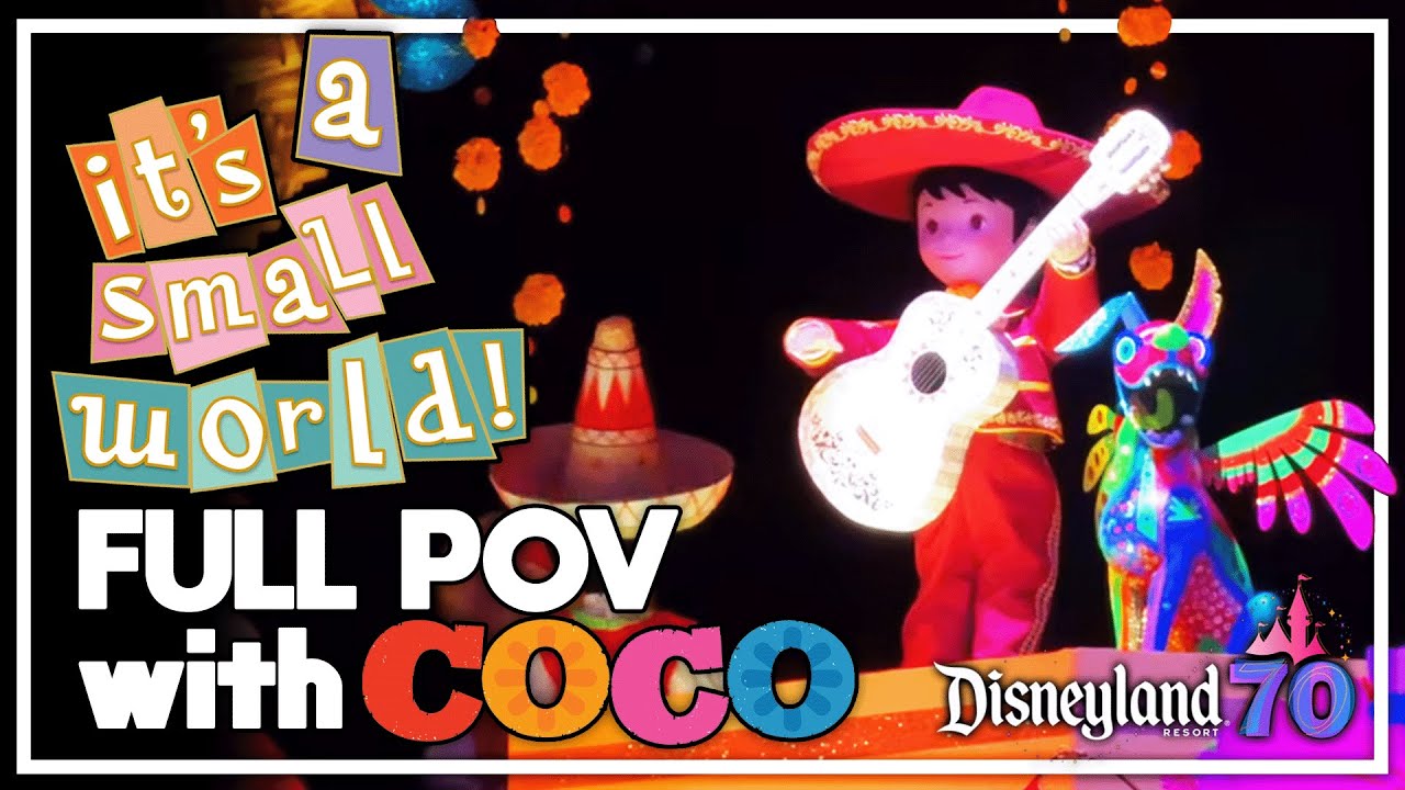 it's a small world Reopens With New "Coco" Figures for Disneyland 70th