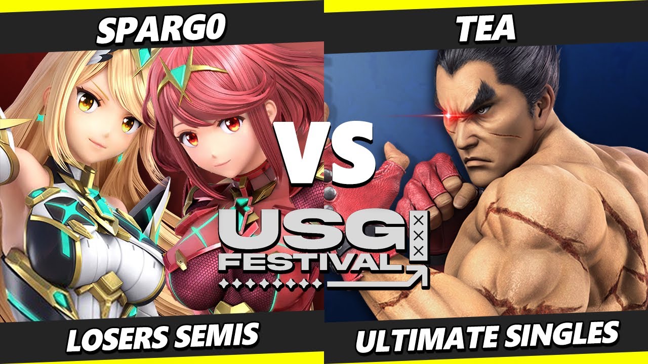 USGF 2025 LOSERS SEMIS - Spargo (Pyra Mythra) Vs. Tea (Kazuya) Smash Ultimate - SSBU