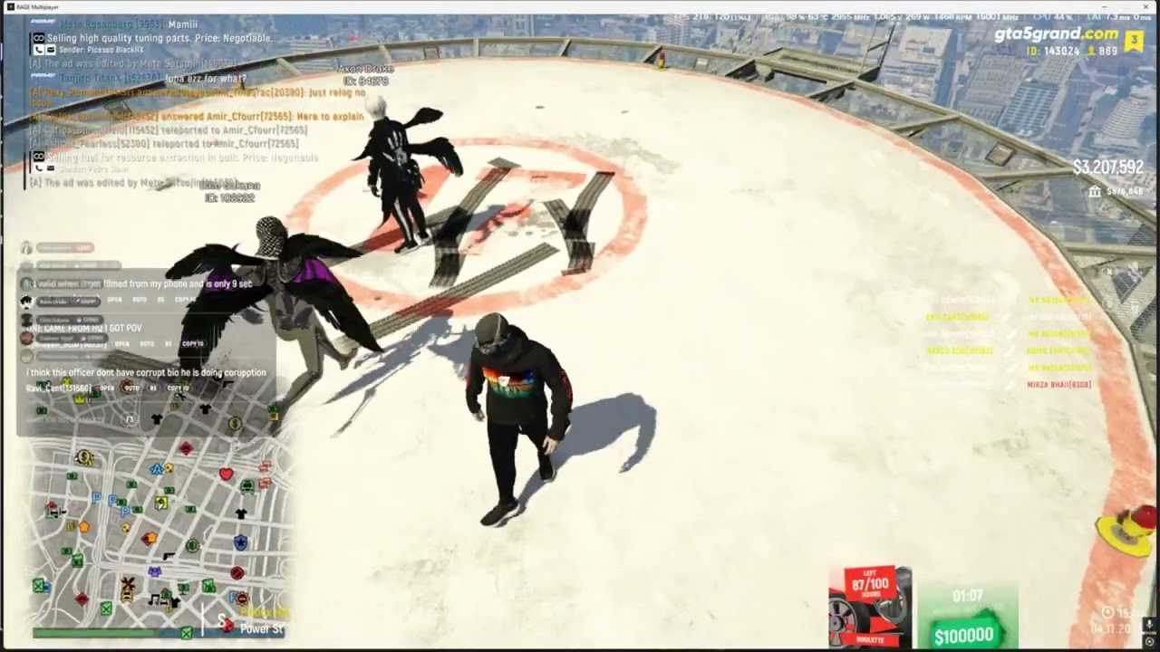 Grand RP Level 5 Admin (Promotion to Senior Level Admin) Adham & Floki in Vc + Adham’s Voice