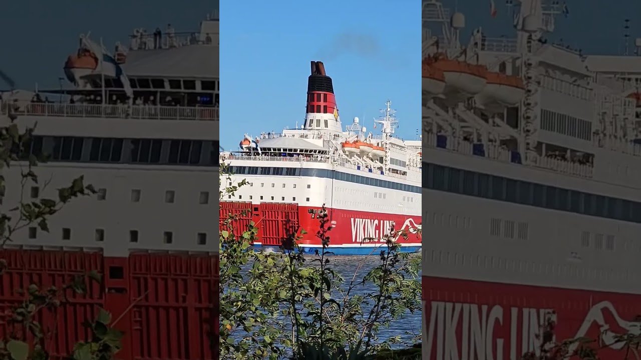 Beautiful moment viking Line near Lonna Island