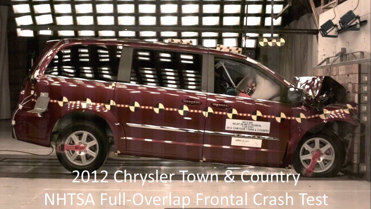 2008-2020 Dodge Grand Caravan / Chrysler Town & Country NHTSA Full-Overlap Frontal Crash Test