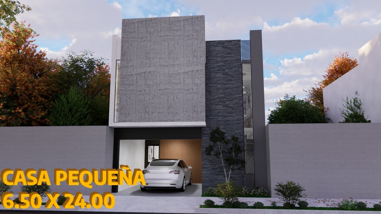 CASA PEQUEÑA EN TERRENO DE 6.50 X 24.00