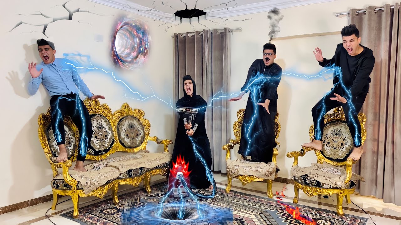 لما تجيب لأمك مكنسة وتطلع مكنسة سحريه✨ وتشفط عيلتك كلها جواها😱 ( المكنسه السحريه✨)