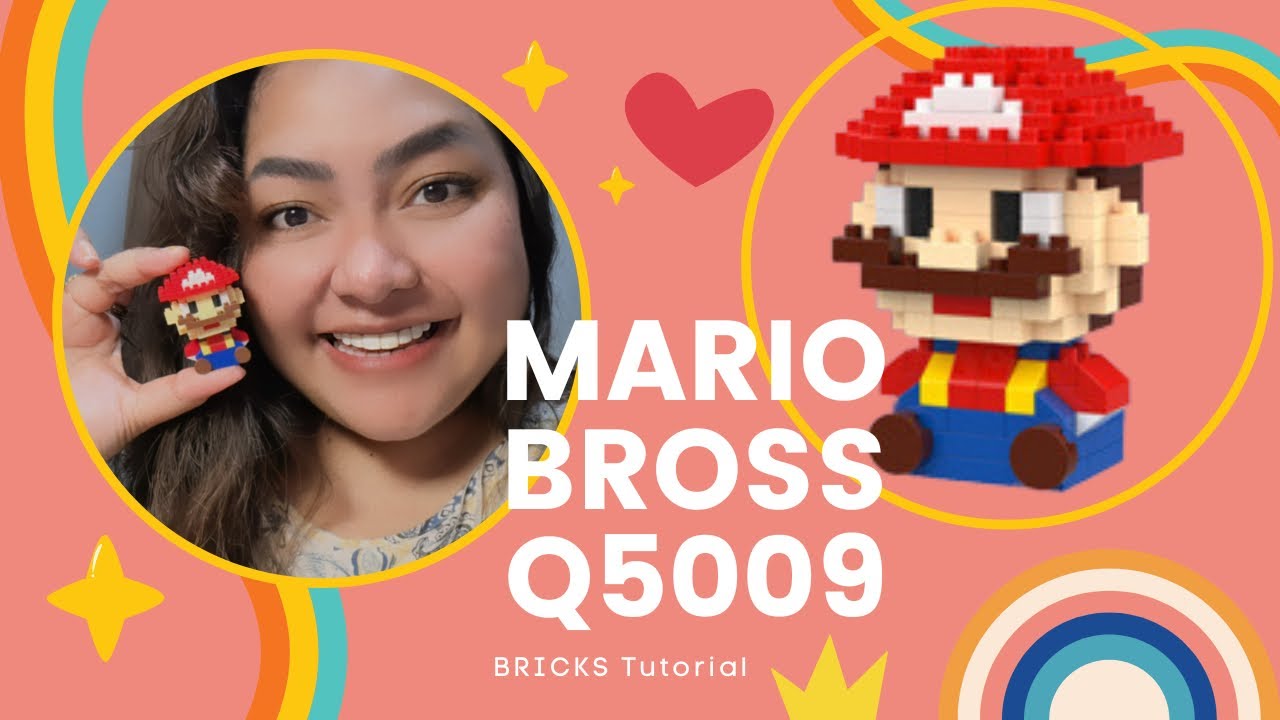 MINI LEGO BUILD MARIO BROSS Q5009 BRICKS TUTORIAL