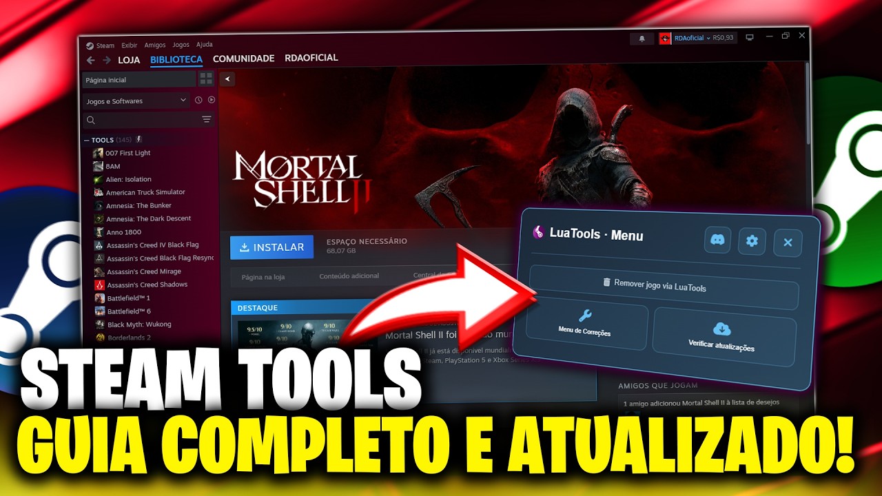 STEAM TOOLS: COMPLETE AND UPDATED INSTALLATION GUIDE! - (BST/LUA TOOLS) - 2026