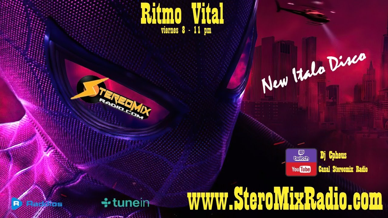 Viernes de Ritmo Vital  www.stereomixradio.com