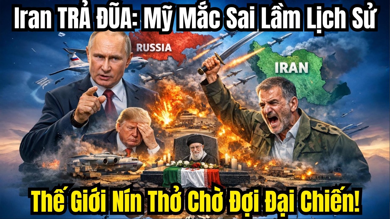 Iran TRẢ ĐŨA: Mỹ Mắc Sai Lầm Lịch Sử – Thế Giới Nín Thở Chờ Đợi Đại Chiến!