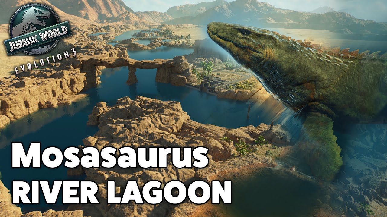 Jurassic World Evolution 3 | Mosasaurus River Lagoon Speed Build