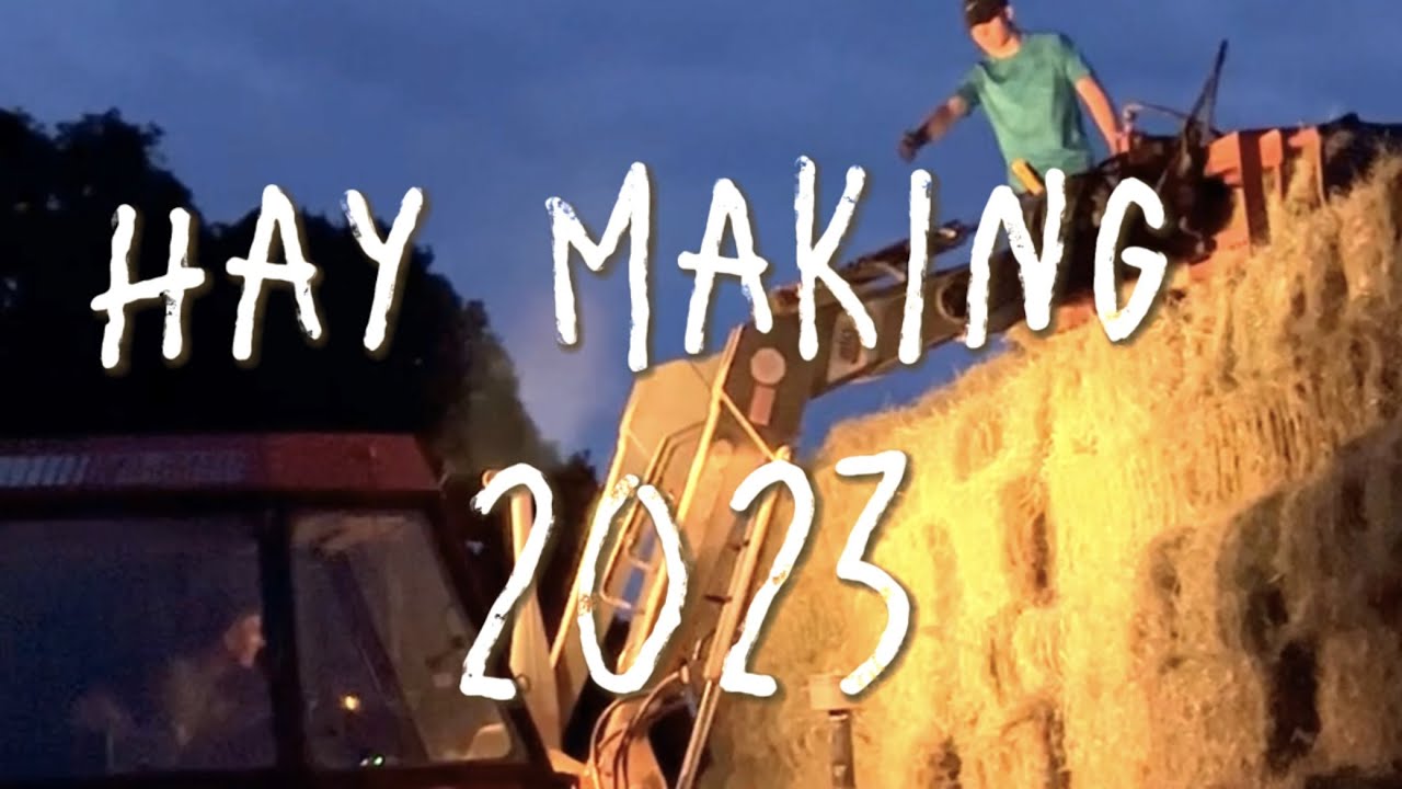 Hay making 2023 on LloydFamilyFarm