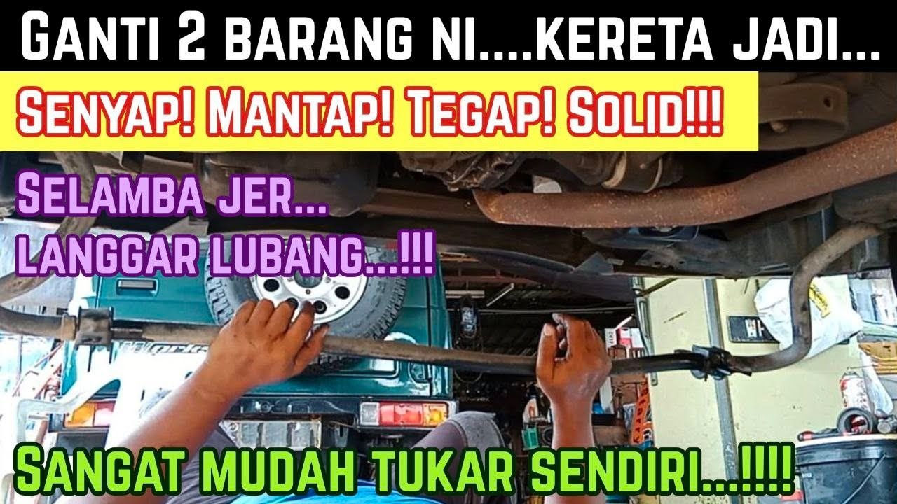 Cara tukar stabilizer link dan stabilizer bush untuk produa Myvi/Stabilizer bush,link replacement.