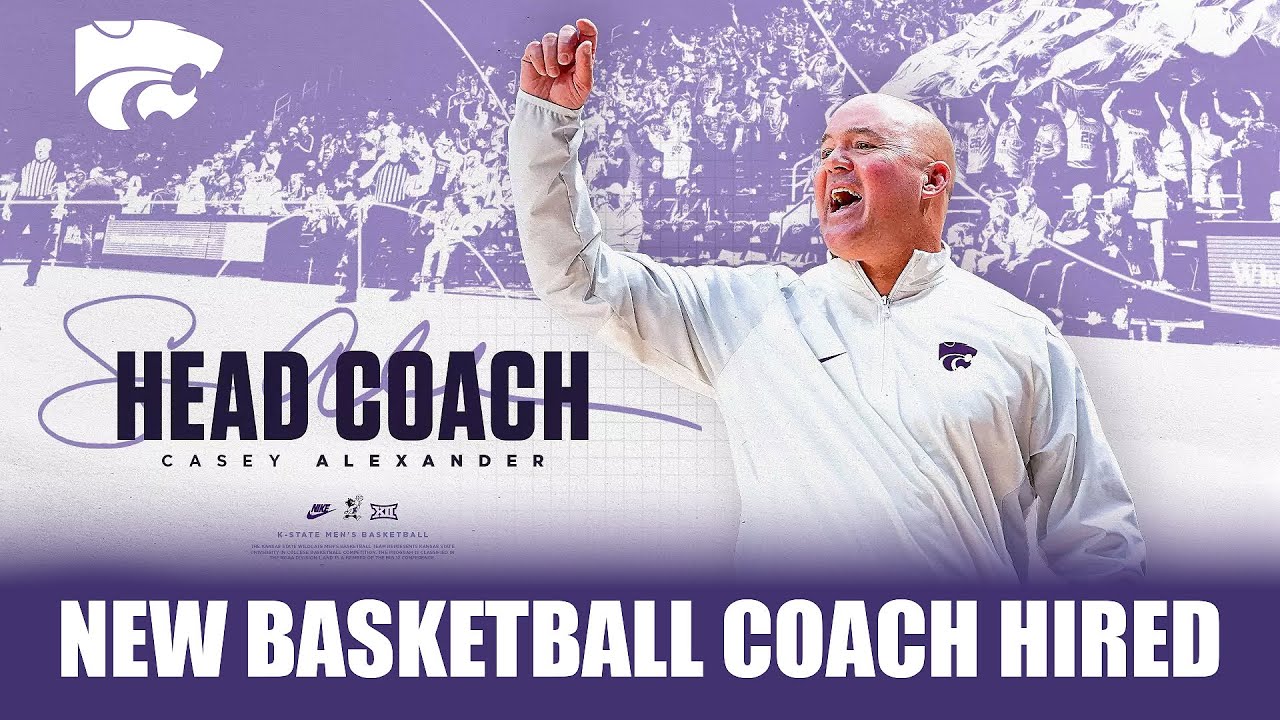 Университет штата Канзас назначил Кейси Александра новым тренером баскетбольной команды.