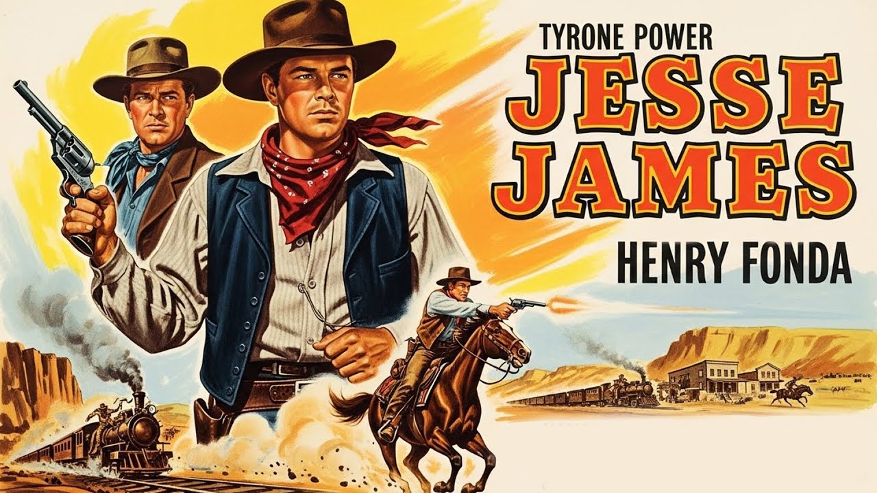 Tyrone Power | Jesse James –  Westernfilm ansehen (Deutsche Synchronisation)