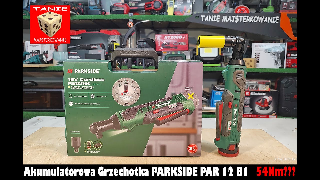Akumulatorowa Grzechotka PARKSIDE PAR 12 B1 - Coś Kiepsko z Tymi 54 Nm ;)