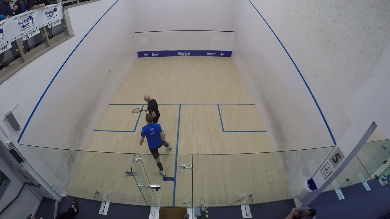 SQUASH 57 SHEFFIELD 2021 FINAL TIM VAIL V NICK MATHEWS IST GAME