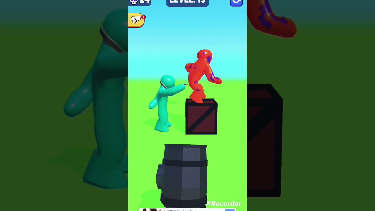 POISION ATTACK 🤢☠️ || Cannon Chaos Silly Shots game || shorts #attack #virus #viral #shorts