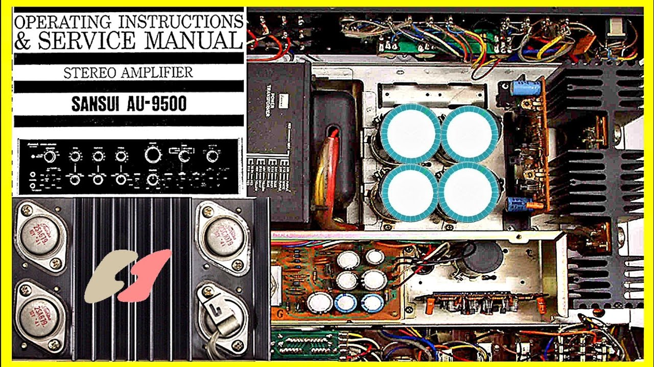 Sansui AU-9500 good amplifier stereo review PCB Board Schematic complete