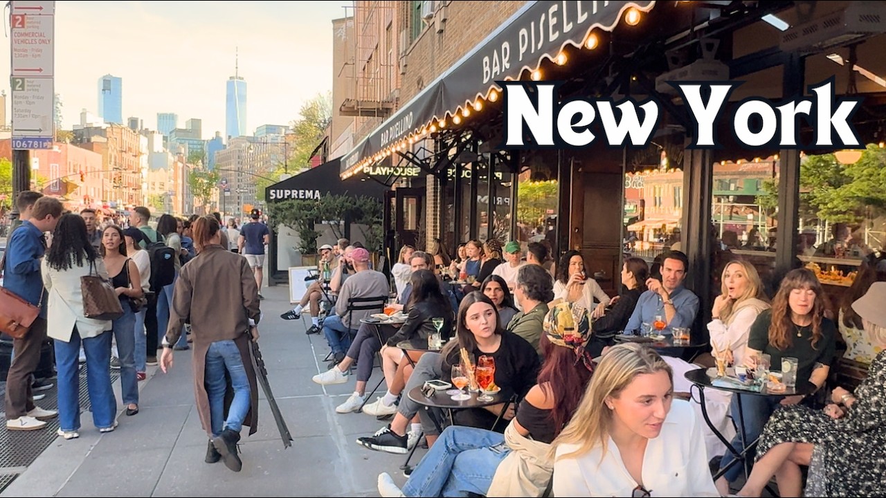 Golden Hour in Greenwich Village 🌇 | NYC Vibes You’d Expect on a Weekend | 4K NYC Walk