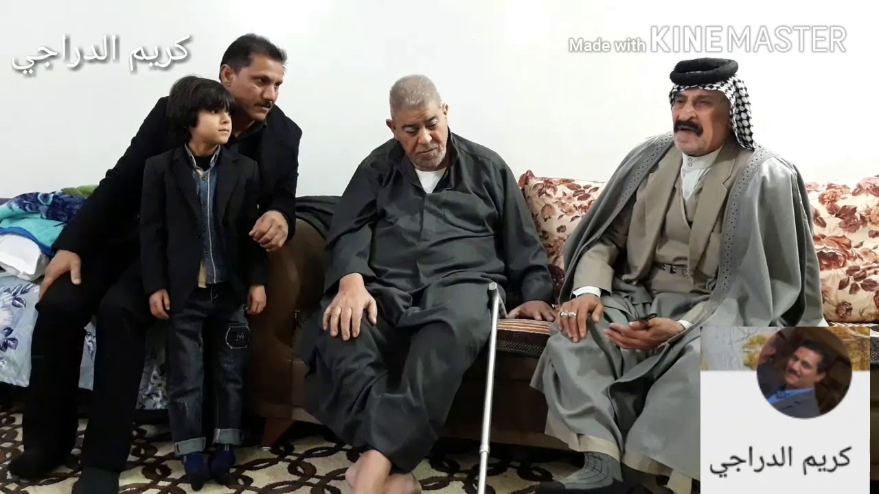 فرج وهاب يواسي فالح حسن بوفاه شقيقته
