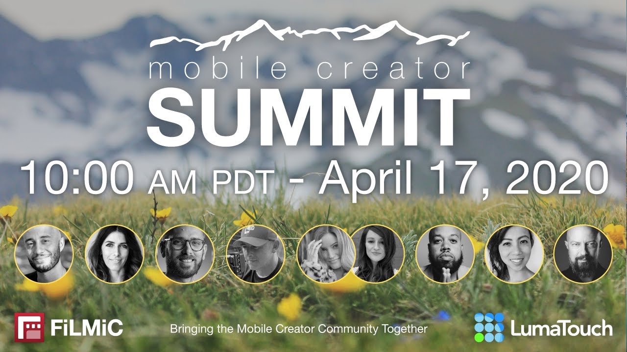 Mobile Creator Summit Live Week One | By Luma Touch & FiLMiC