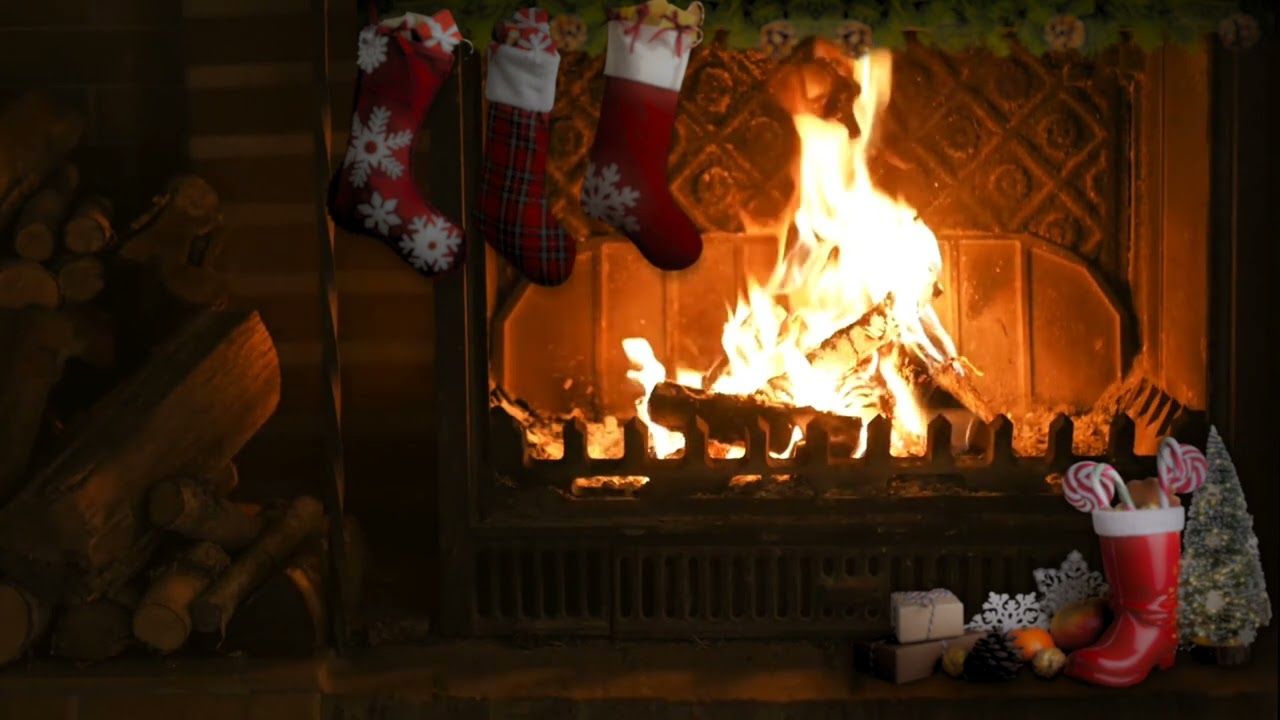 👞🍊🪙 St. Nicholas has Come! Shoes and Stockings are Filled - Fireplace Cozy Ambience Saint Nick Day