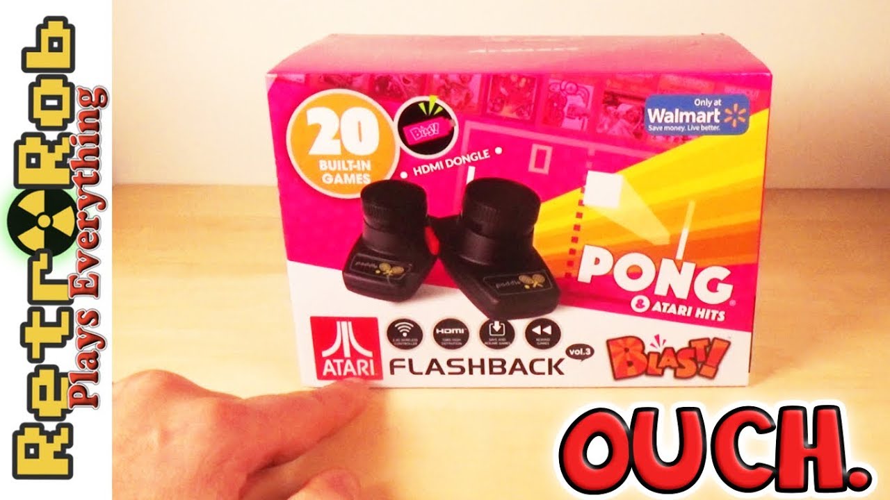 Walmart Exclusive Flashback Blast 3 Pong and Atari Hits Unboxing, Review, Every Game Shown!