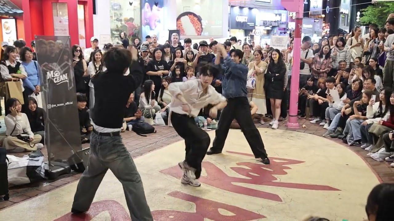 #Kpop&JHKTV] Mocean in hongdae k-popdanc#Overdose&Growl EXO#Motion Hongdae K-pop dance