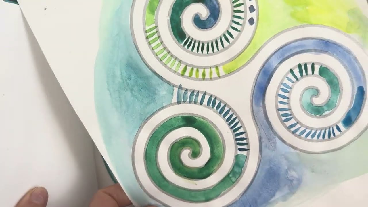 Simple and Double spiral tutorial for my students :)