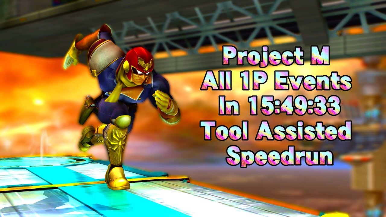 [TAS] Project M: All 1P Event Matches in 15:49:33