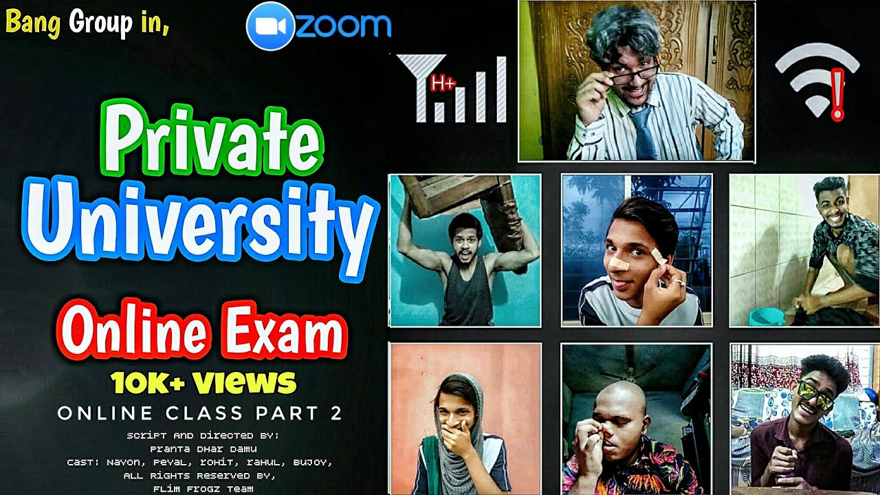 Online Exam Gone Wrong | Private University | Bangladesh | Online Exam Part 3 | Flim Frogz
