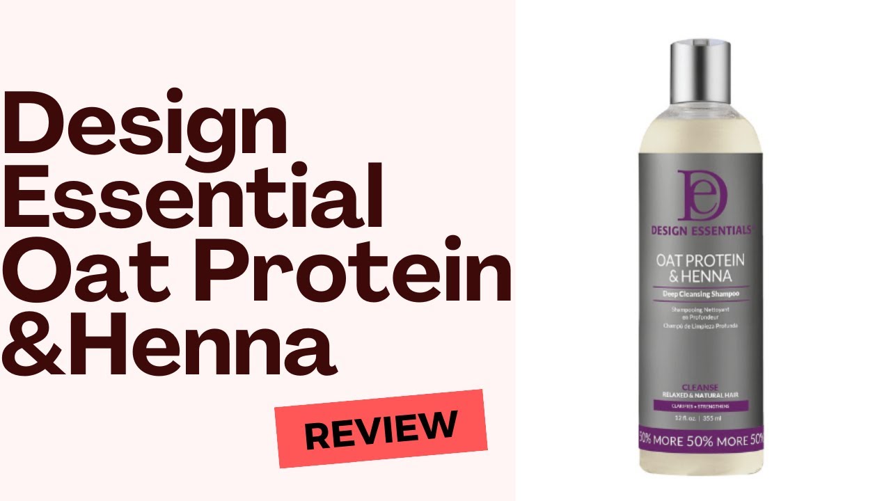 Design Essential Oat Protein & Henna Shampoo