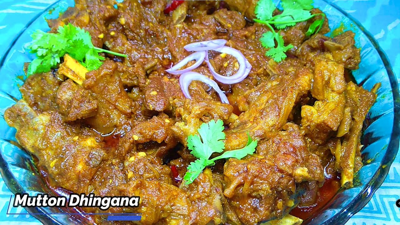 Mutton Dhingana Recipe | Bhuna Mutton Recipe | Mutton Curry Recipe | Cook With Fara