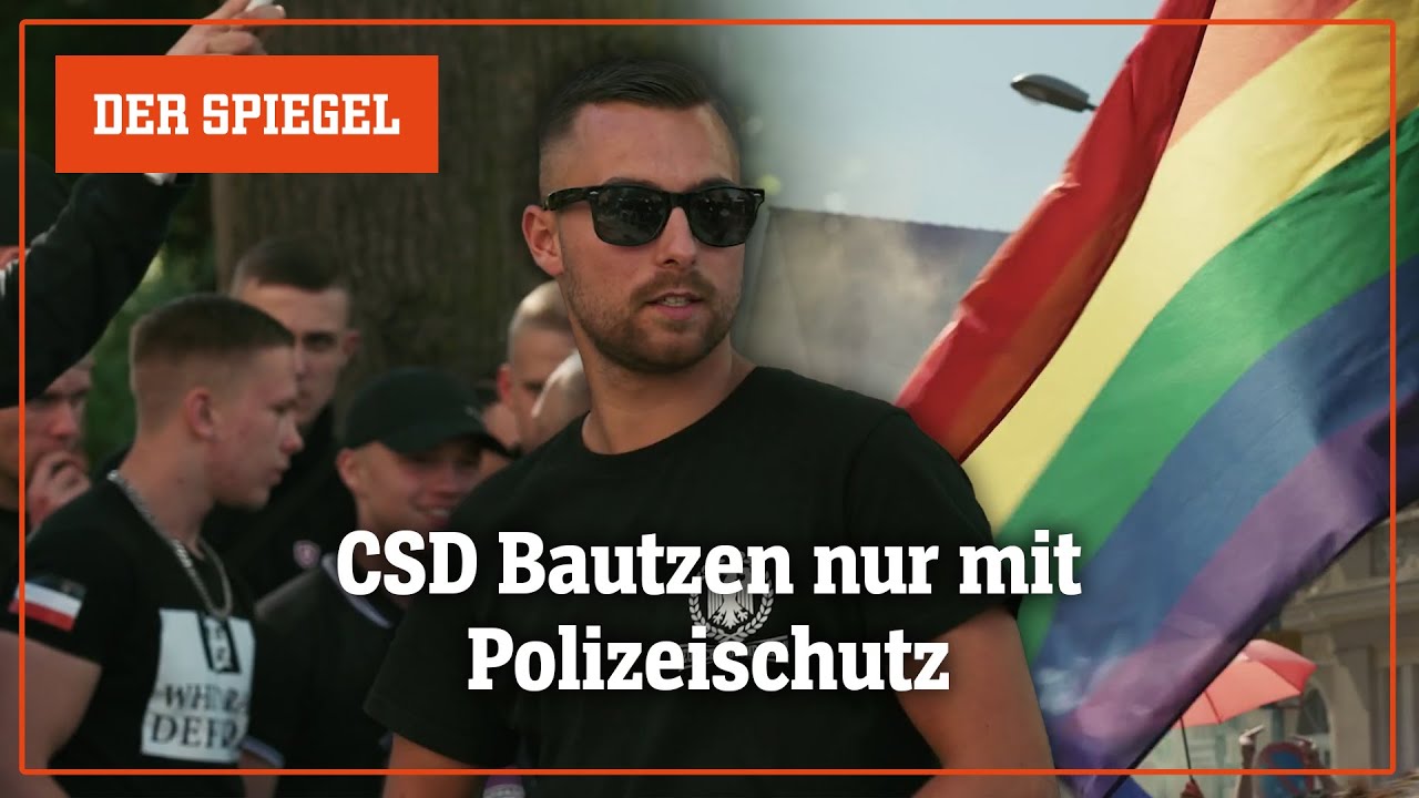 Bunt gegen Braun: CSD Bautzen trotzt den Neonazis | DER SPIEGEL